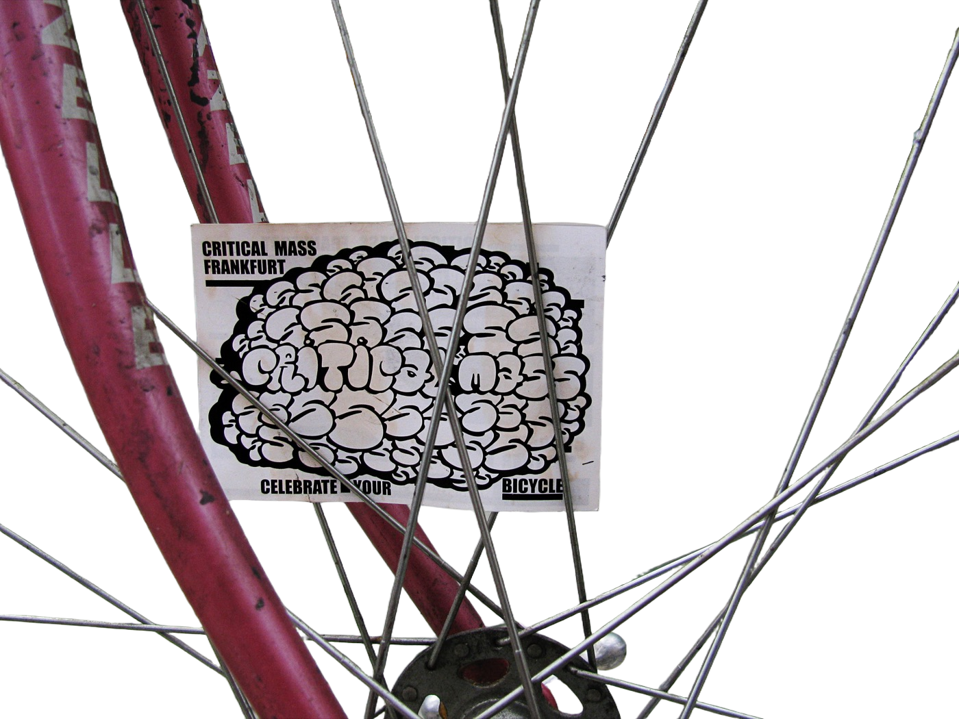 Bria RMBG 2.0 result: Bicycle spokes