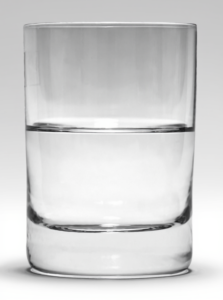 FLUX.1 Kontext Pro result: Transparent glass